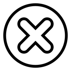 X mark icon