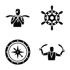 Collection Of Pirate Icons