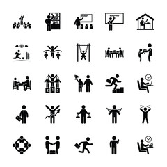 Set Of Business Pictograms