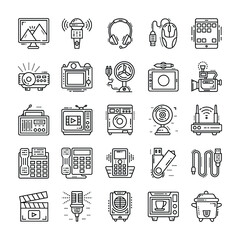 Technology Devices Icons Collection 
