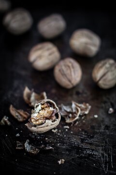 Crushed walnuts