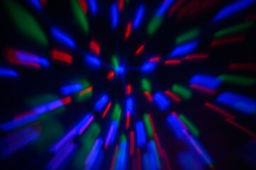 Obraz premium Colorful abstract light lines