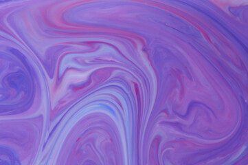 Creative with abstract painted waves