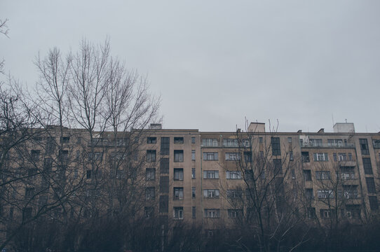 Old prefab house