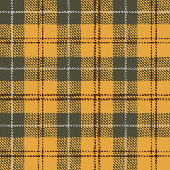 Autumn Tartan Seamless Pattern Background