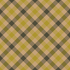 Autumn Tartan Seamless Pattern Background