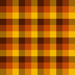 Autumn Tartan Seamless Pattern Background - 375782981