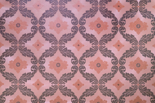 Fototapeta pink retro wallpaper