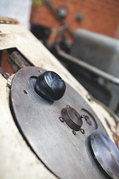 black vinyl melted and extruded ready to press into a record