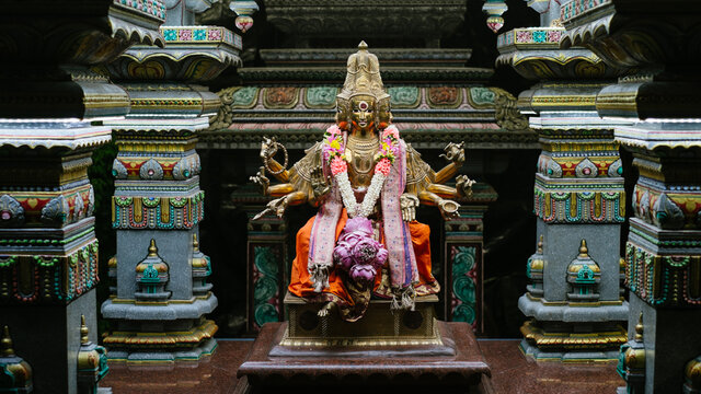 Shiva Statue at Sri Mahamariamman Temple