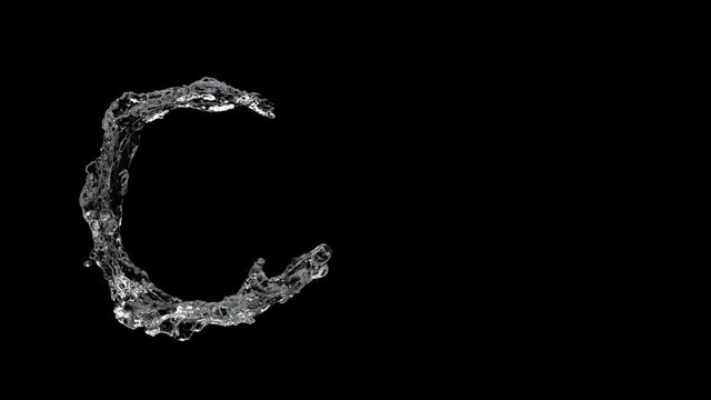 water flow in infinity sign