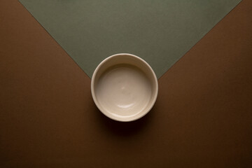 Indian handmade ceramic bowl, ceramic texture