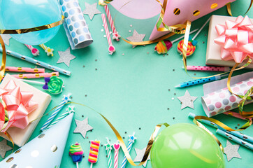 Happy birthday and party background