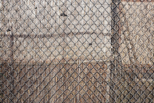 Chain link fence detail