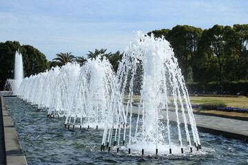 神戸・須磨離宮公園の噴水