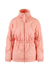 orange woman jacket