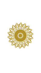 sunflower mandala, very suitable for wall furniture, decoration and others