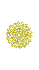 sunflower mandala, very suitable for wall furniture, decoration and others