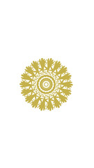 sunflower mandala, very suitable for wall furniture, decoration and others
