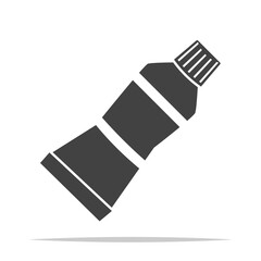 Paint tube icon vector isolated