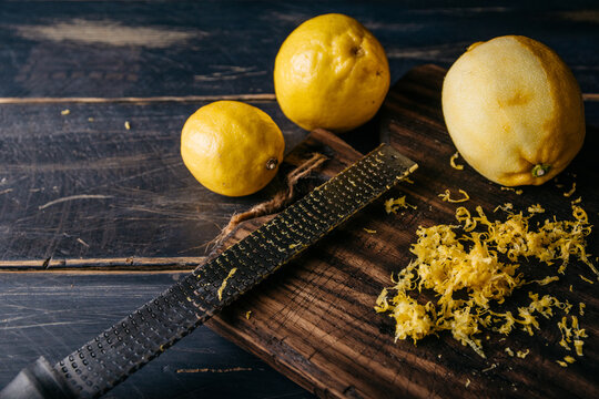 Freshly grated lemon zest