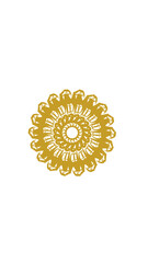 sunflower mandala, very suitable for wall furniture, decoration and others