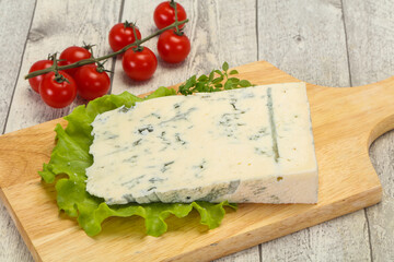 Italian traditional gorgonzola soft cheese