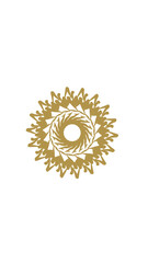 sunflower mandala, very suitable for wall furniture, decoration and others