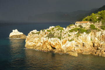 Cala Deia (Codols Blancs).Deia.Tramuntana.Mallorca.Baleares.España.