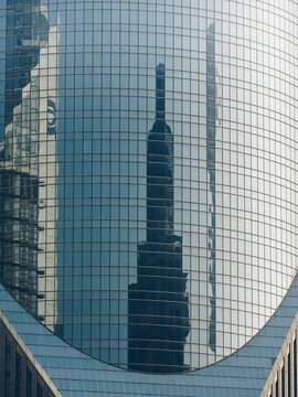 window of office building