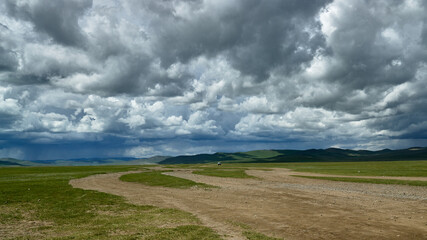 Mongolia, Landscapes,Skys and Scenery in 2005. 