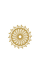 sunflower mandala, very suitable for wall furniture, decoration and others