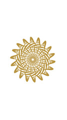 sunflower mandala, very suitable for wall furniture, decoration and others