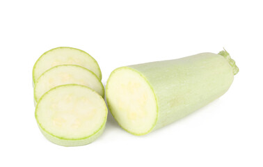 Szucchini isolated on white background