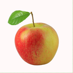 Red apple isolated on white background
