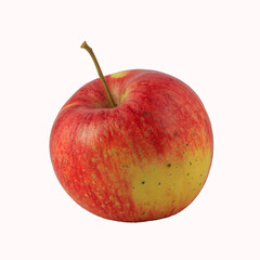 Red apple isolated on white background