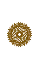 sunflower mandala, very suitable for wall furniture, decoration and others