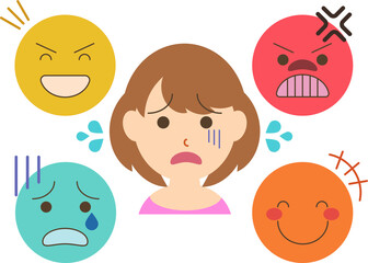 他人の気分に左右されがちな女性