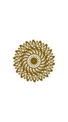 sunflower mandala, very suitable for wall furniture, decoration and others