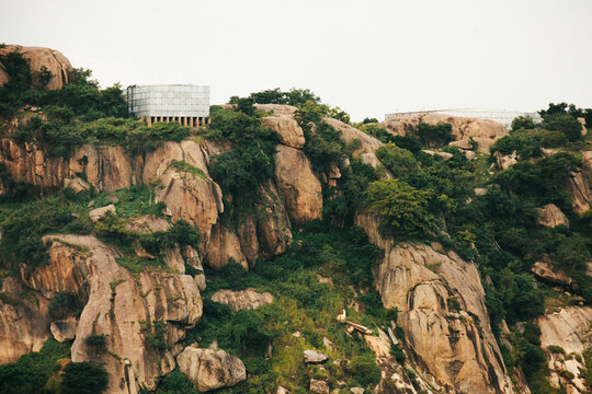 Unique Architecture on Rocky Mount in Uganda