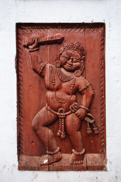 statues in Durbar Square,Bhaktapur,Nepal