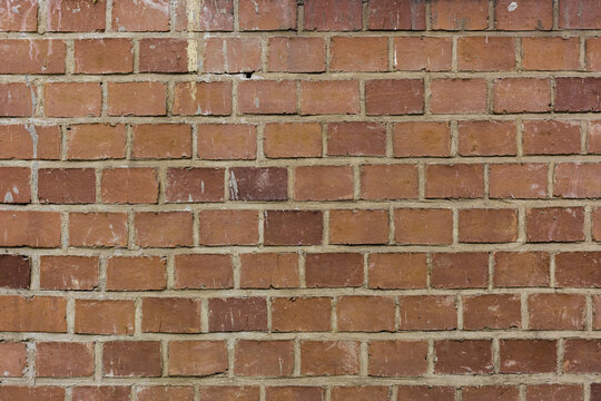 Fototapeta Aged red brick wall
