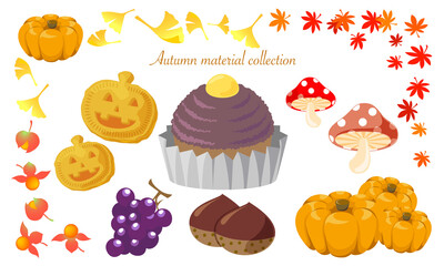秋の食べ物コレクション／Autumn food collection