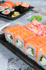 Japanese restaurant delivery, take away box