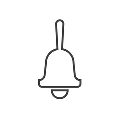 bell icon on white background. EPS10 Vector