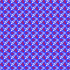 seamless pattern with blue designs