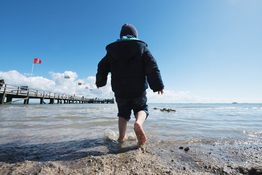 Boy at the shore