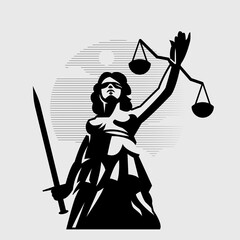 Goddess of Justice Themis.