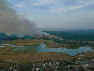 Fire at the city dump