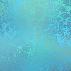 Blue turquoise neon streaks formless pattern. Abstract textured background.